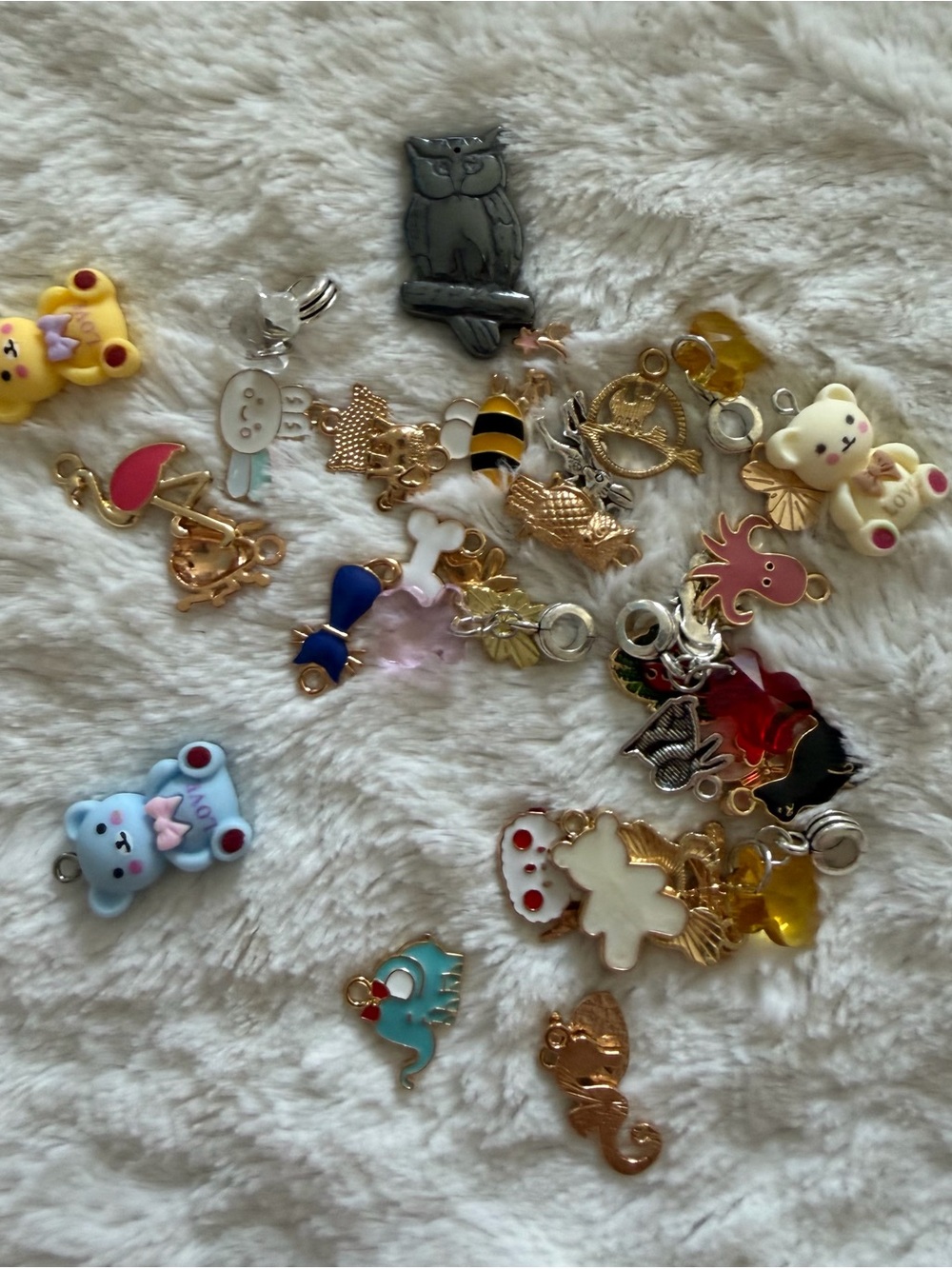 Cute Mixed Animal Pet Charms - Assorted Colors